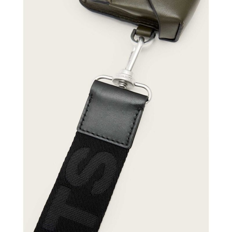 AllSaints Zoe Adjustable Leather Crossbody Bag image number 3